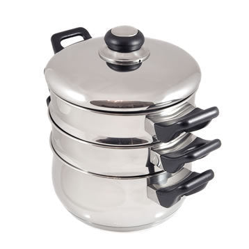 Big Double Steamer and Saucepan