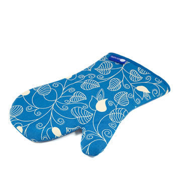 Gorgeous Autumn Leaf Print Cotton Gauntlet