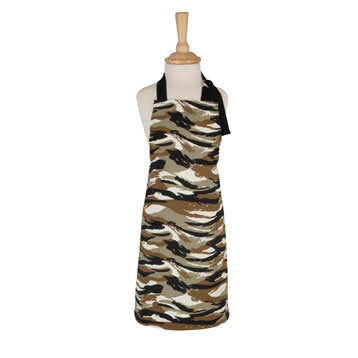 Funky Children's Camo Print Cotton Apron