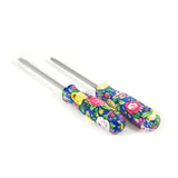 Funky Floral Print Screwdriver Set