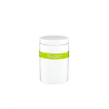 Coloured Band Ceramic Sugar Jar