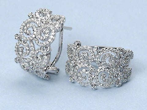 Whirlpool of Lace Earring