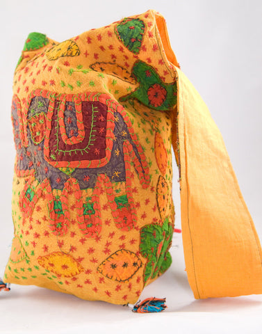 Elephants and flowers