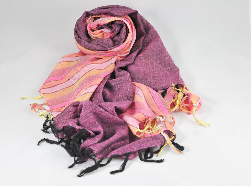 Elegant purple and pink stripes